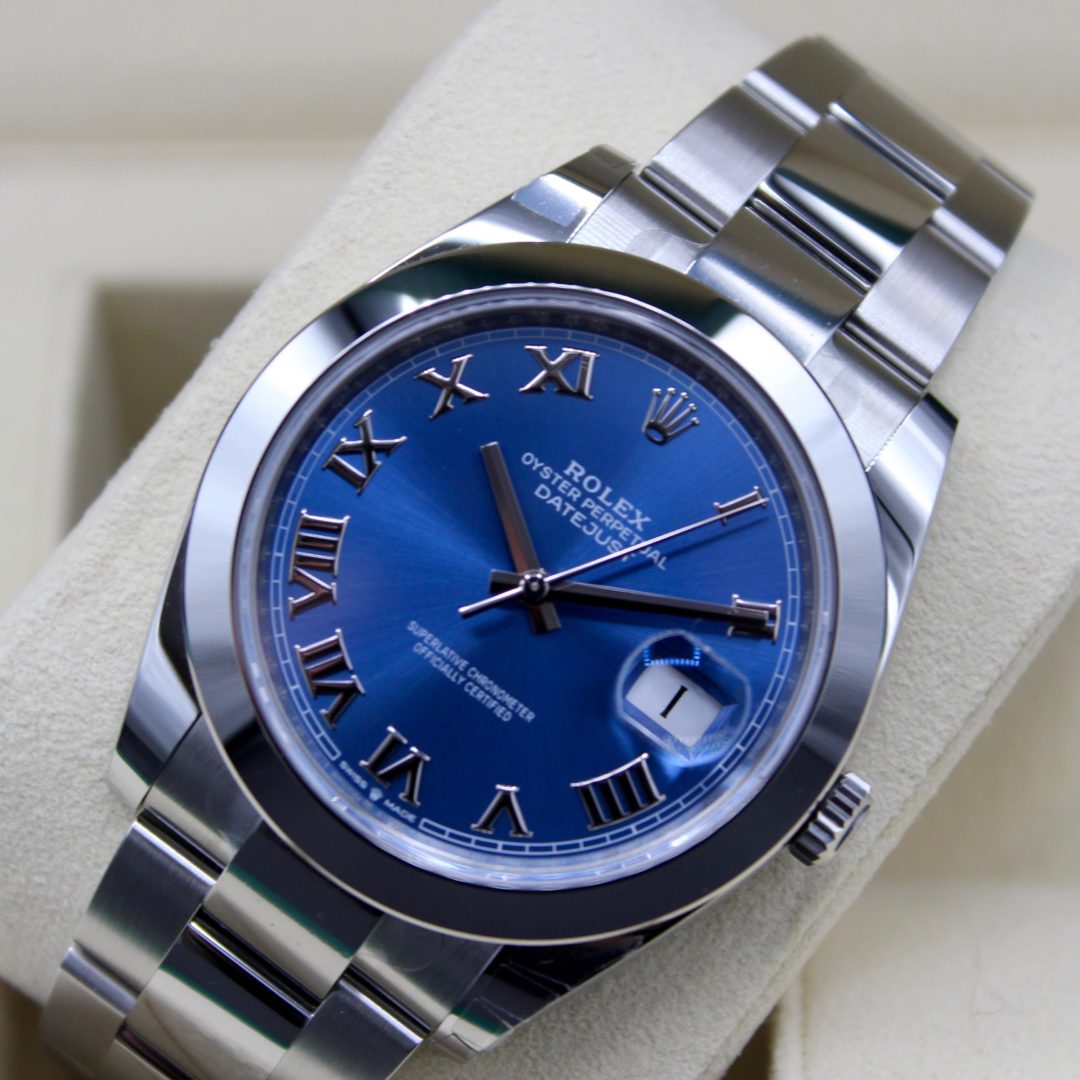 Rolex Datejust Ref Blue Roman Dial Fullset Lc